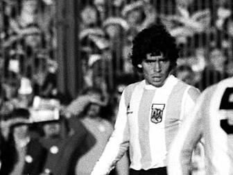 When a teenage Maradona faced...